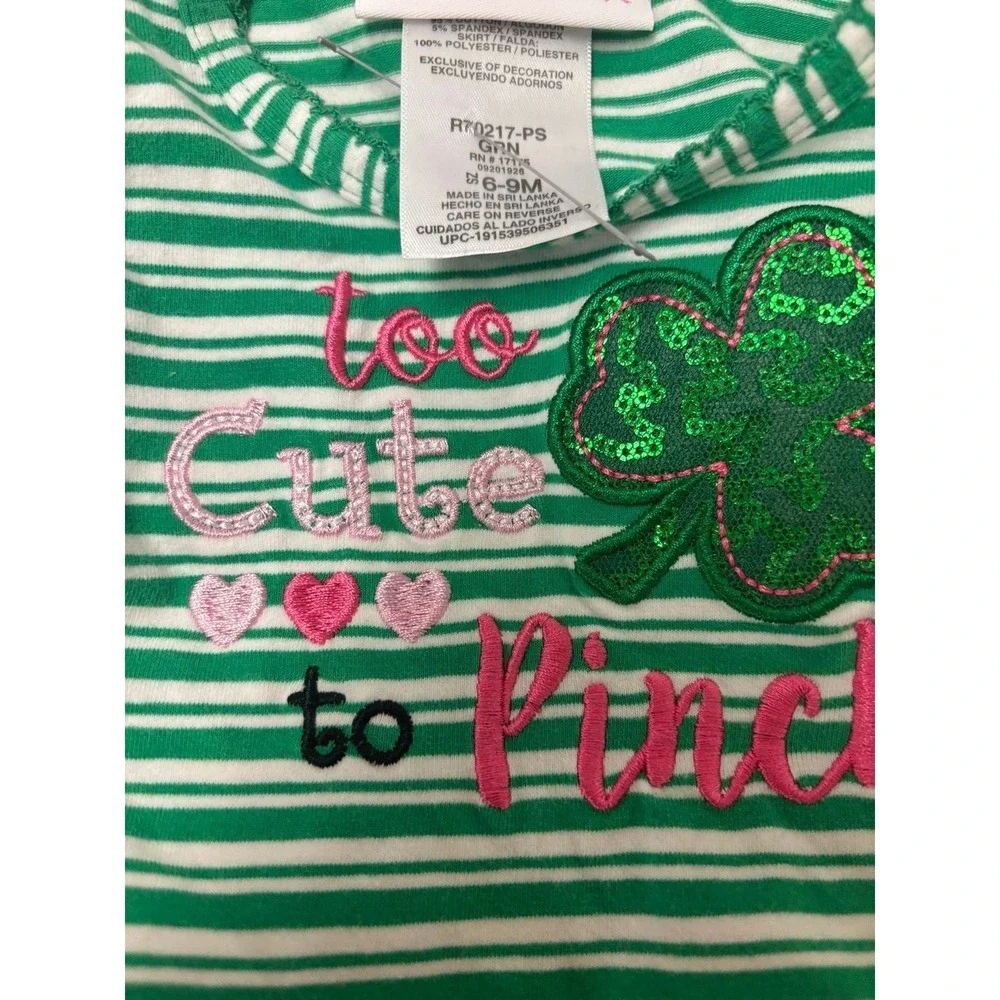 Bonnie Baby Saint Patrick's Day‎ Dress- 6-9 months